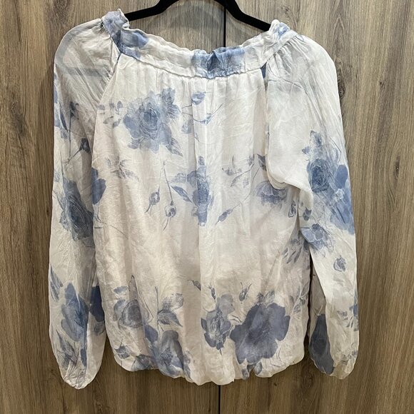 Giusy Floral Silk Blouse - Picture 6 of 10